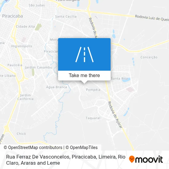 Rua Ferraz De Vasconcelos map