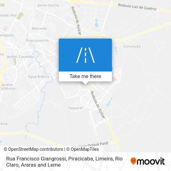 Rua Francisco Giangrossi map