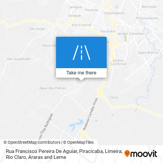 Mapa Rua Francisco Pereira De Aguiar