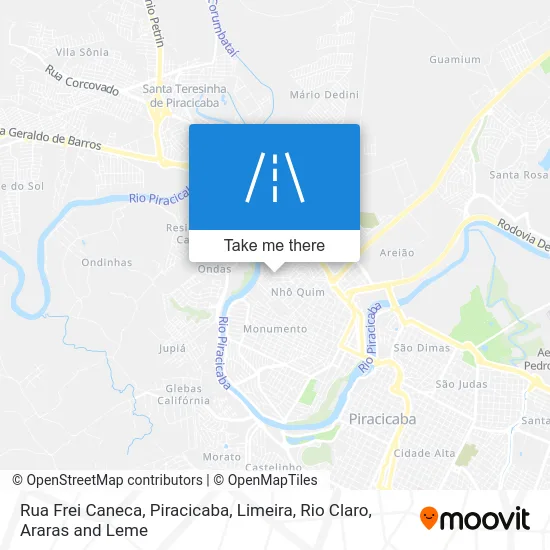 Rua Frei Caneca map