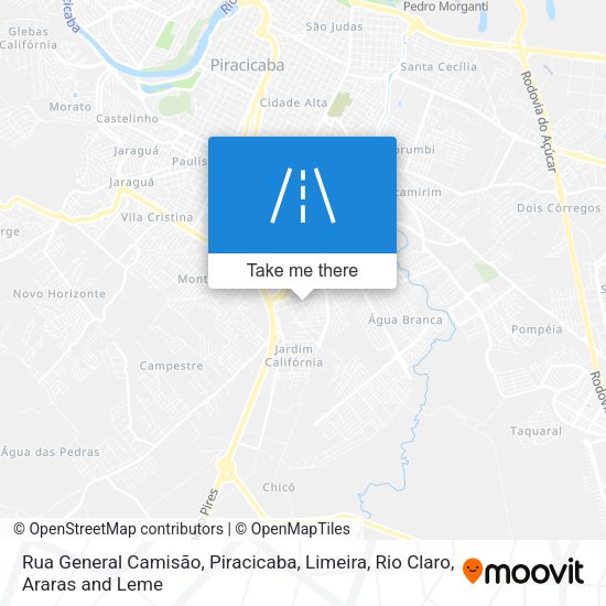 Rua General Camisão map