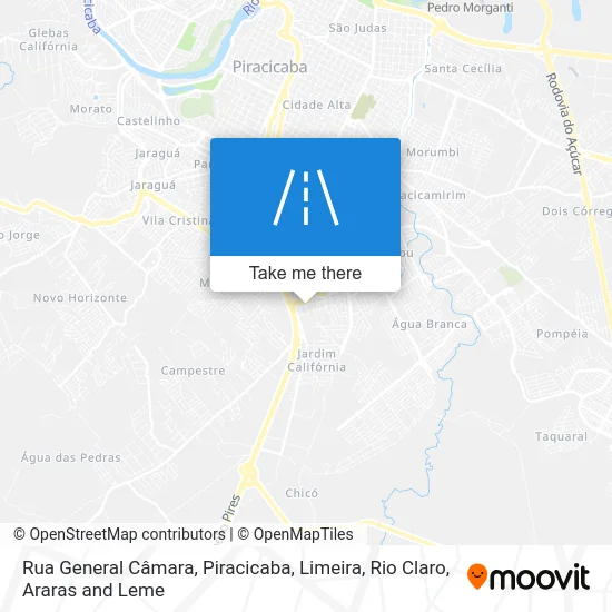 Rua General Câmara map