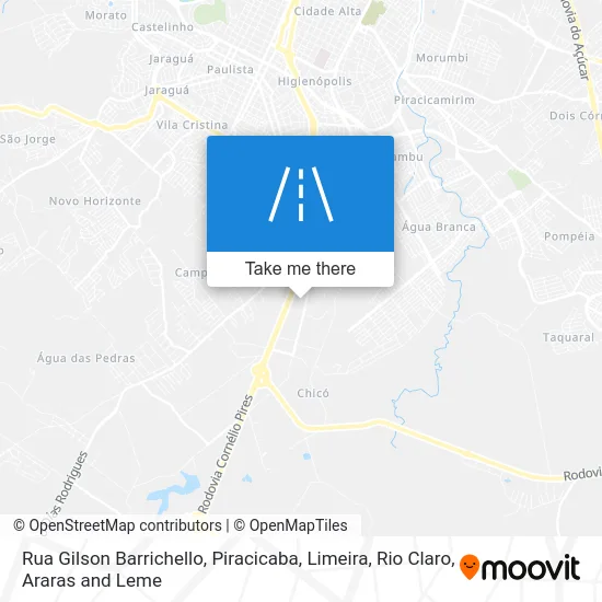 Rua Gilson Barrichello map