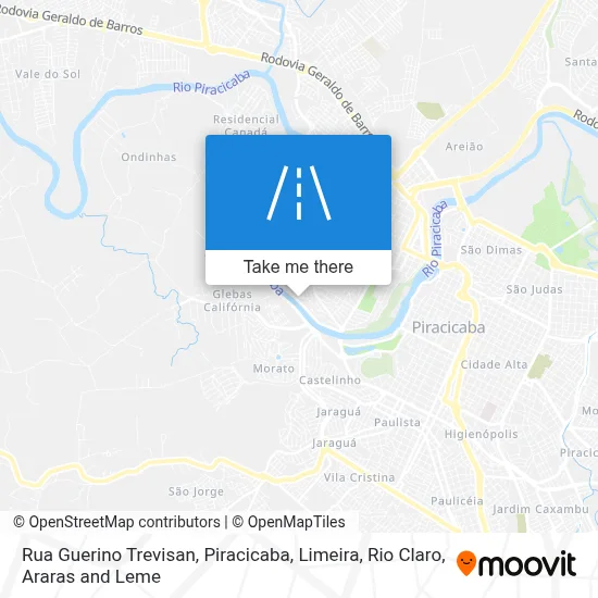 Rua Guerino Trevisan map