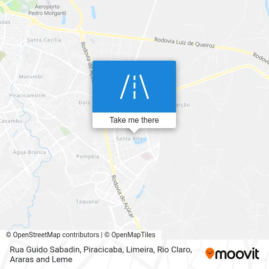 Rua Guido Sabadin map