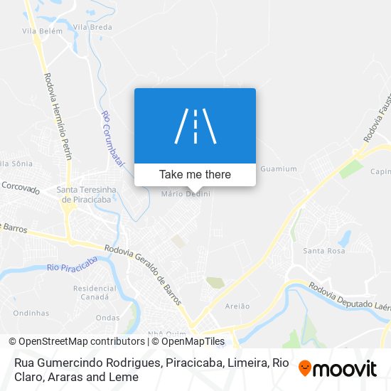 Rua Gumercindo Rodrigues map