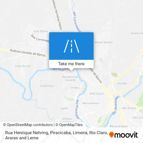 Rua Henrique Nehring map