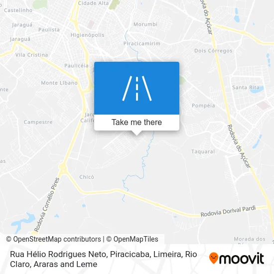 Rua Hélio Rodrigues Neto map