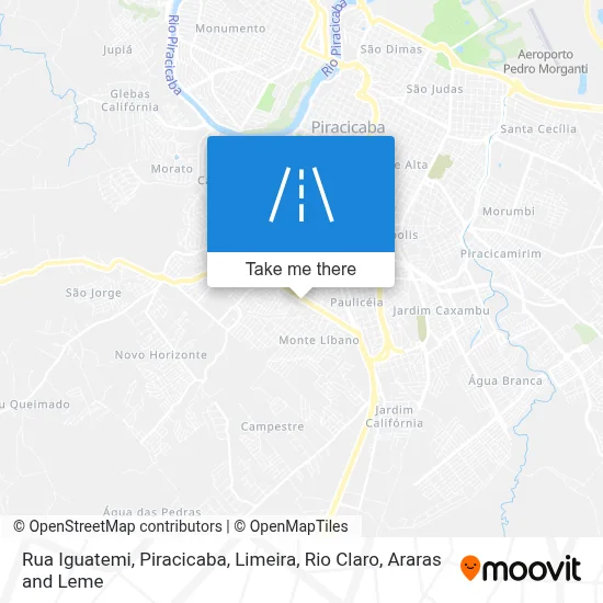 Rua Iguatemi map