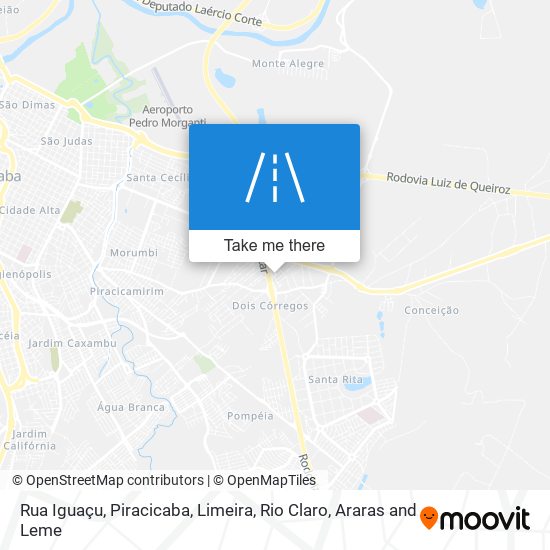 Rua Iguaçu map