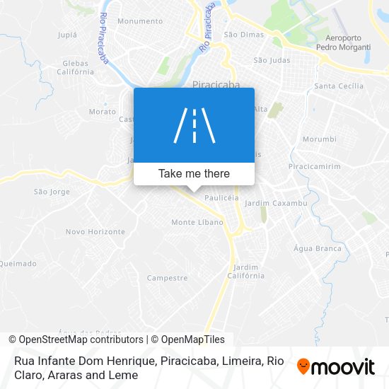 Rua Infante Dom Henrique map