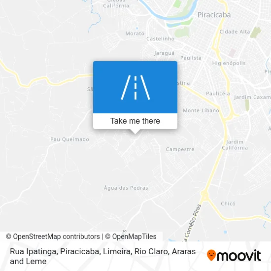 Rua Ipatinga map
