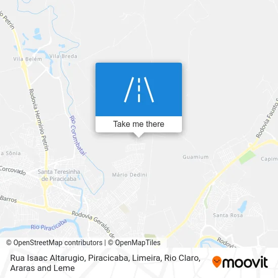 Rua Isaac Altarugio map
