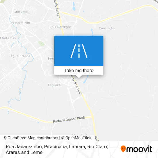 Rua Jacarezinho map