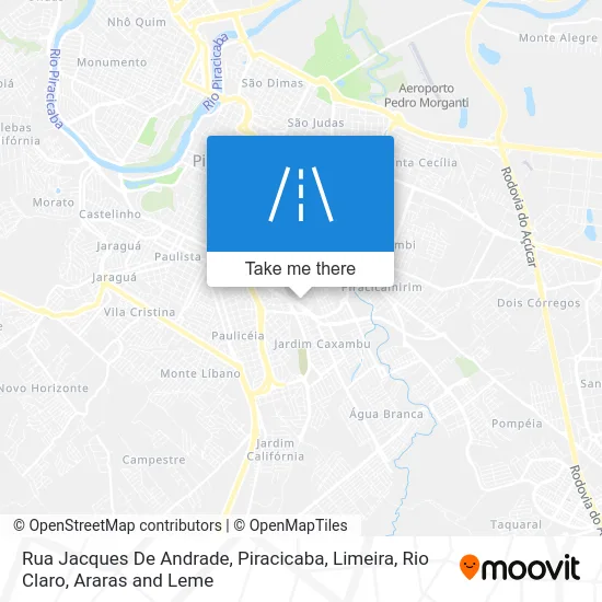 Rua Jacques De Andrade map