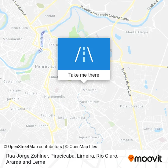 Rua Jorge Zohlner map