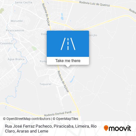 Rua José Ferraz Pacheco map