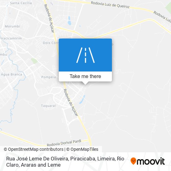 Rua José Leme De Oliveira map