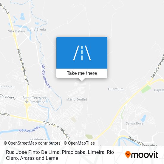 Rua José Pinto De Lima map