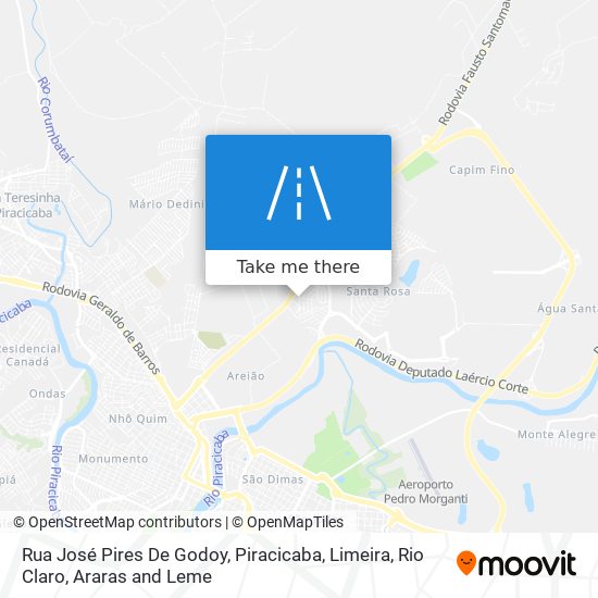 Rua José Pires De Godoy map