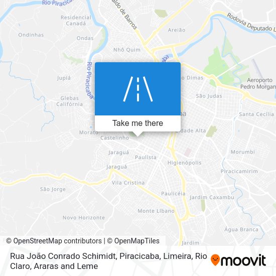 Rua João Conrado Schimidt map