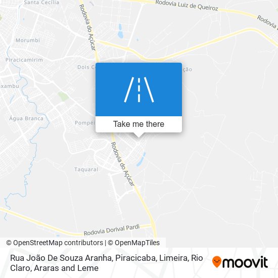 Rua João De Souza Aranha map