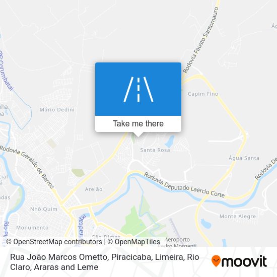 Rua João Marcos Ometto map
