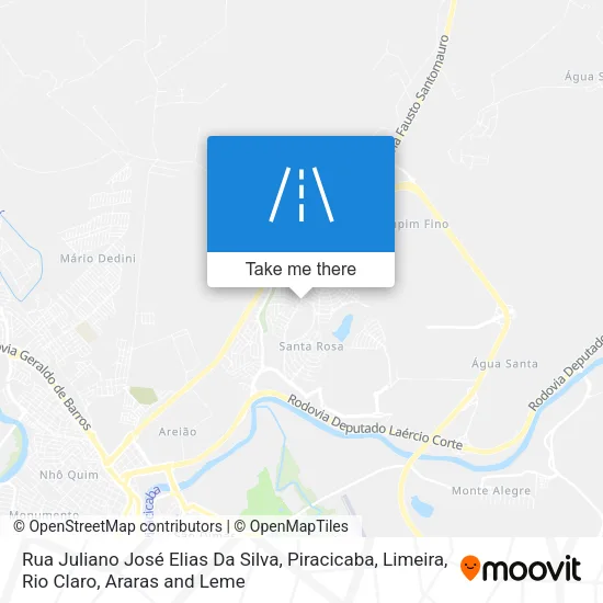 Rua Juliano José Elias Da Silva map