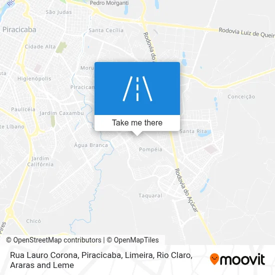 Rua Lauro Corona map