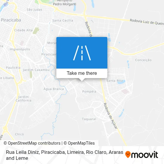 Rua Leila Diniz map