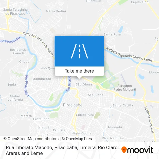 Rua Liberato Macedo map