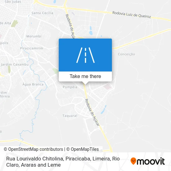 Rua Lourivaldo Chitolina map