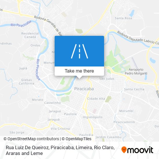 Mapa Rua Luiz De Queiroz