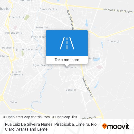 Mapa Rua Luiz De Silveira Nunes