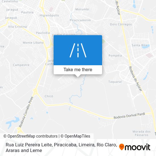 Rua Luiz Pereira Leite map