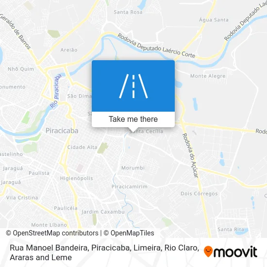 Rua Manoel Bandeira map