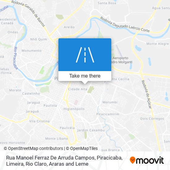 Mapa Rua Manoel Ferraz De Arruda Campos