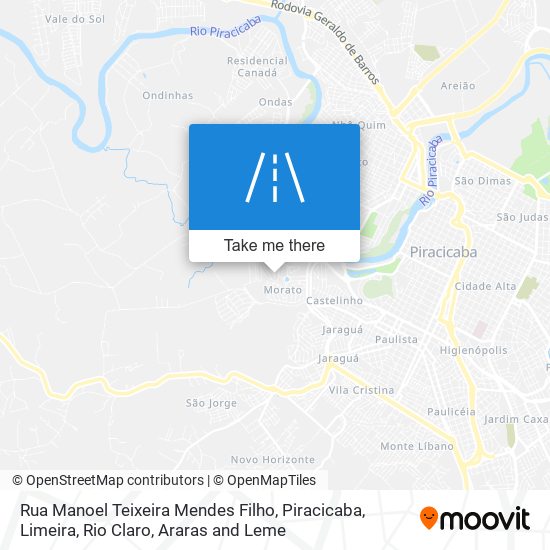 Rua Manoel Teixeira Mendes Filho map