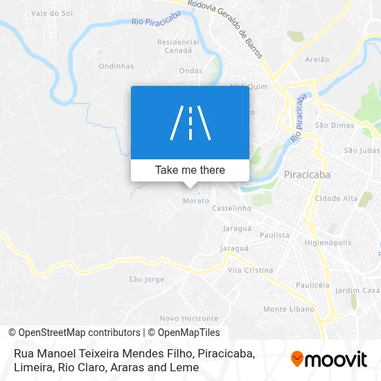 Rua Manoel Teixeira Mendes Filho map