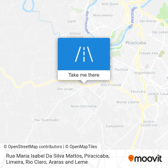 Rua Maria Isabel Da Silva Mattos map