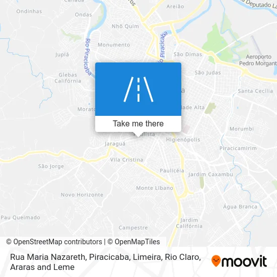 Rua Maria Nazareth map