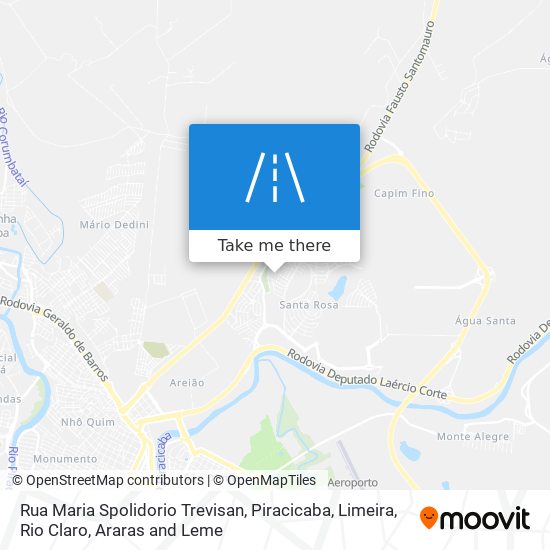 Rua Maria Spolidorio Trevisan map