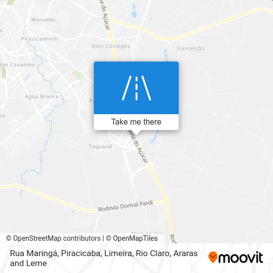 Rua Maringá map