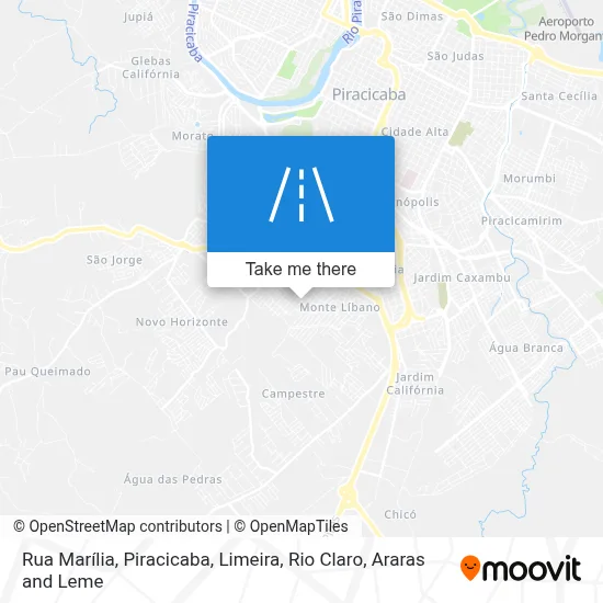 Rua Marília map