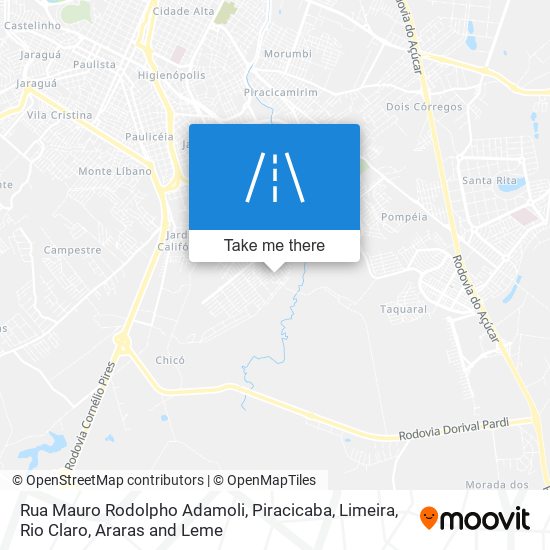 Rua Mauro Rodolpho Adamoli map