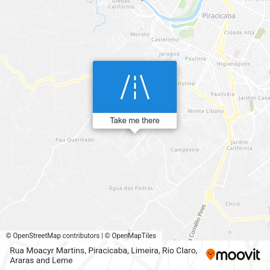 Rua Moacyr Martins map