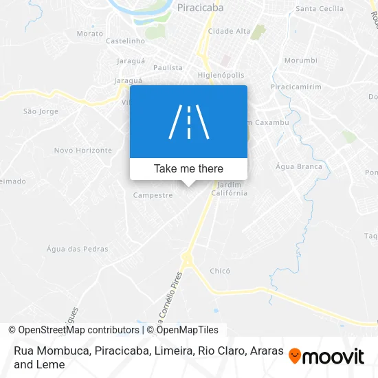 Rua Mombuca map