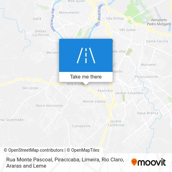 Rua Monte Pascoal map
