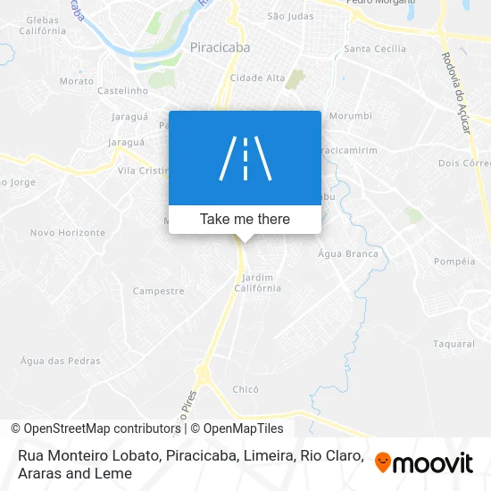 Rua Monteiro Lobato map
