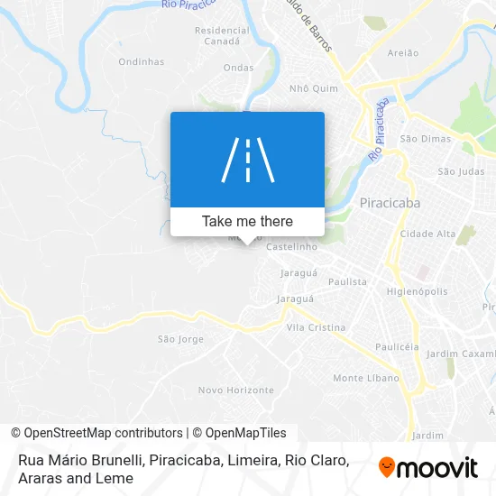 Rua Mário Brunelli map